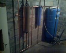 Iron Filter Installed along with our Sterling Water Conditioner image: Iron Filter Installed along with our Sterling Water Conditioner